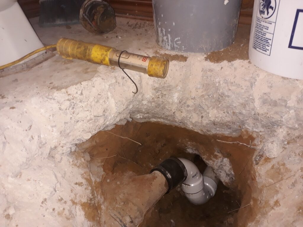 Burleson Slab Leak Repair new pipe connection