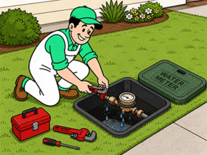 water meter leak repair