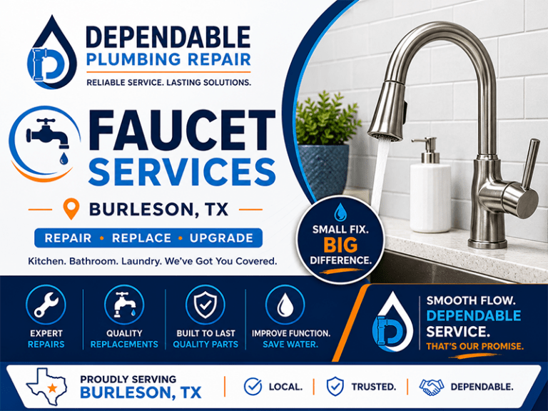 faucet repair and replace burleson tx