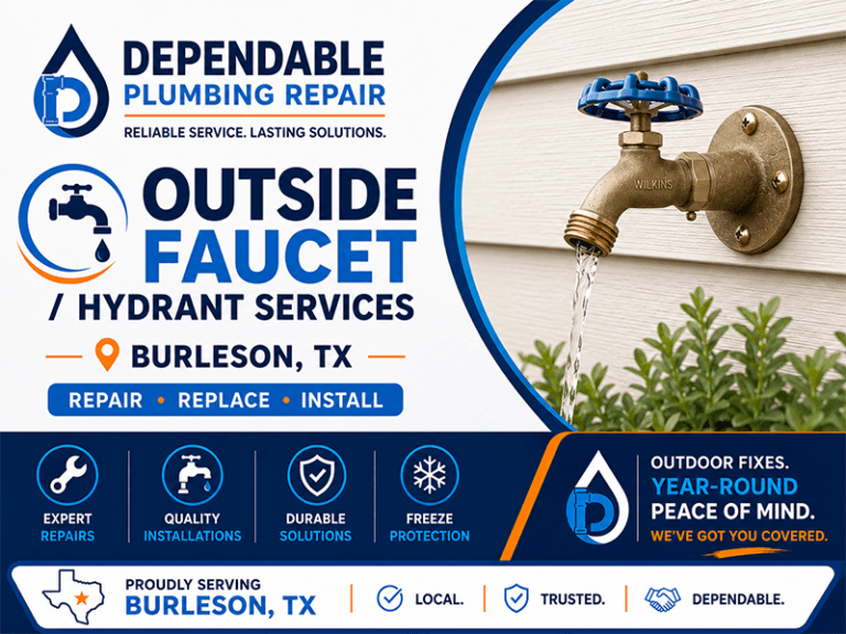 Outside Faucet and Hydrant Repair Burleson TX