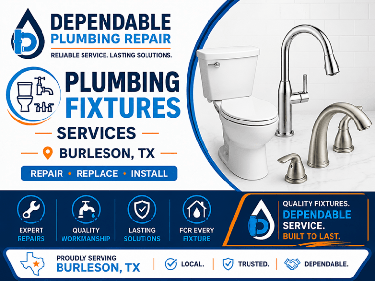 Plumbing Fixture Installation & Replacement in Burleson TX