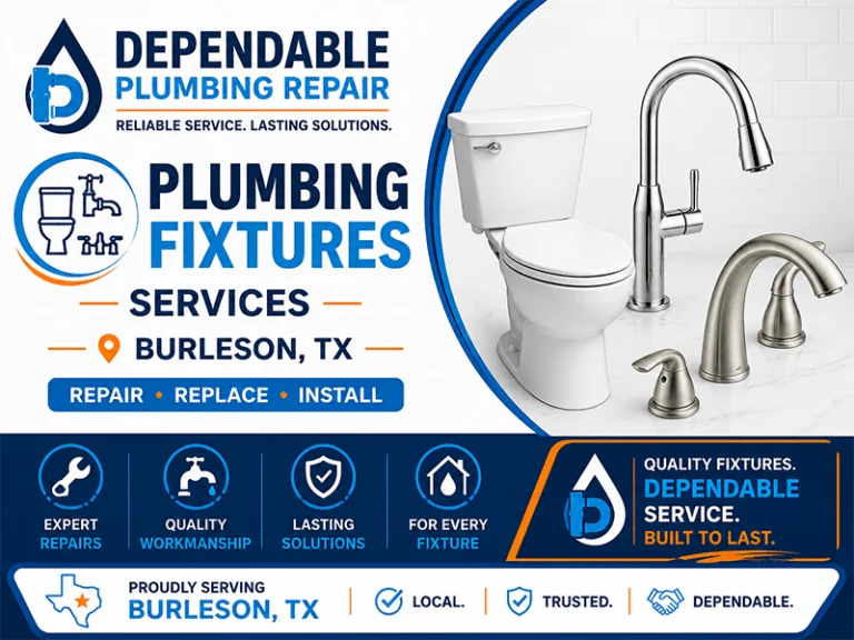 Plumbing Fixture Installation & Replacement in Burleson TX