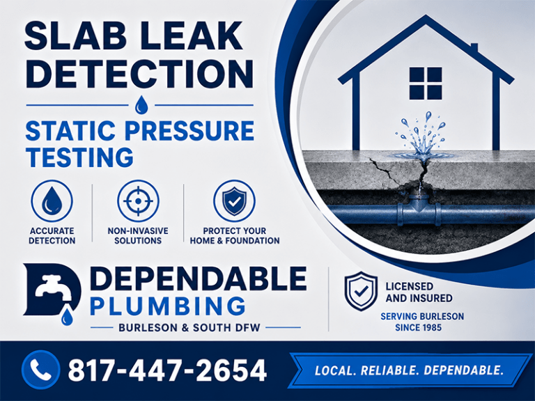 slab leak detection burleson tx