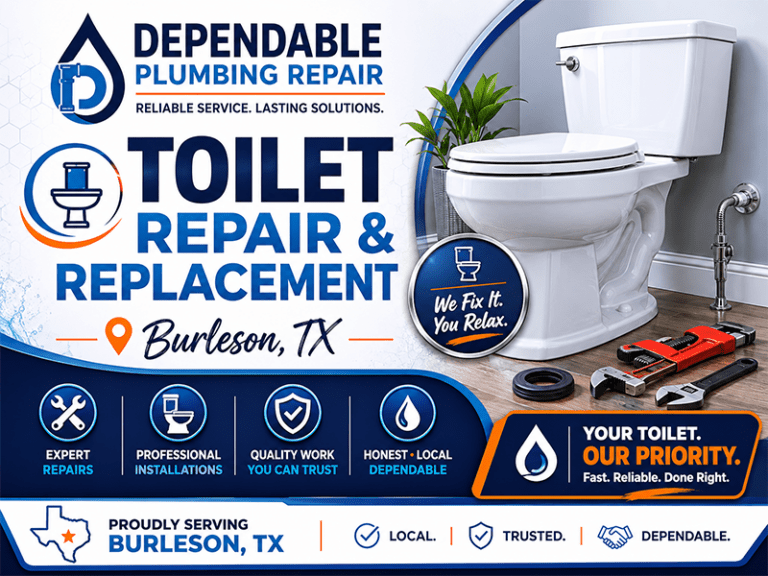 toilet repair and replacement burleson tx