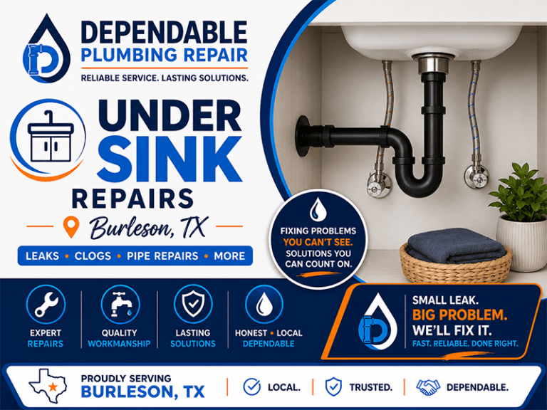 Under Sink Repairs Burleson TX
