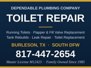 A Burleson homeowner called about a toilet that kept refilling itself every twenty minutes without anyone flushing it. Don fo...