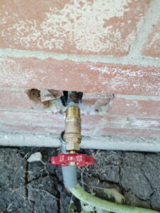 A homeowner in Burleson called about an outside faucet that would not shut off. When a hose bib keeps running after the handl...
